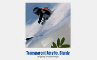 Acrylic Ski Wax Maintenance Tool, For Snowboard & Ski, Durable, Multi-Size, Easy to Use