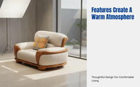 Hardwood Leather Sofa, Genuine Cowhide, New Chinese Design, Luxury Living Room, Modular Style