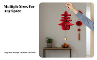 3D Seasonal Character Hanging, Paper Hexagonal, Traditional New Year Decor