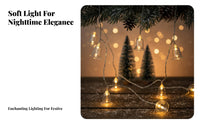 LED Wind Chime Christmas Decorative Droplet Lights, Ins Style, Soft Light, Home & Holiday Decor