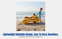 Adult Inflatable Jet Ski, Compact Electric Water Kart, Long Endurance, Multiple Colors, Family Swimming Fun
