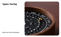 Designer Perpetual Sundial Calendar, Creative Desk Decor, Office Gift