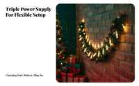 LED Waterproof Photo Clip Wall Decor, USB/Battery Powered, Remote, Warm & Multicolor