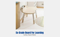 Kids Adjustable Study Desk, Height Adjustable Writing Table, Home Learning Table for Toddlers, Nursery, Early Education, Study Table, Modern Design