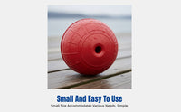 Large Plastic Water Buoy, Through-Hole Sphere, Waterway Marker, Fire Drill, Boat Event Warning Float