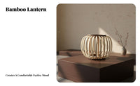 Bamboo Woven Lantern, Handmade Round Lantern, Vintage Wedding, Guesthouse, Bedroom, Engagement Party Prop