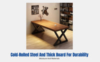 Utilitarian Rectangular Dining Table, Commercial Restaurant Table, Coffee Shop, Bar, Fast Food, BBQ, Multi-Size, Modern Design