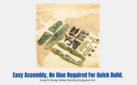 3D Assembly Model, Fighter Aircraft, Pirate Plane Toy