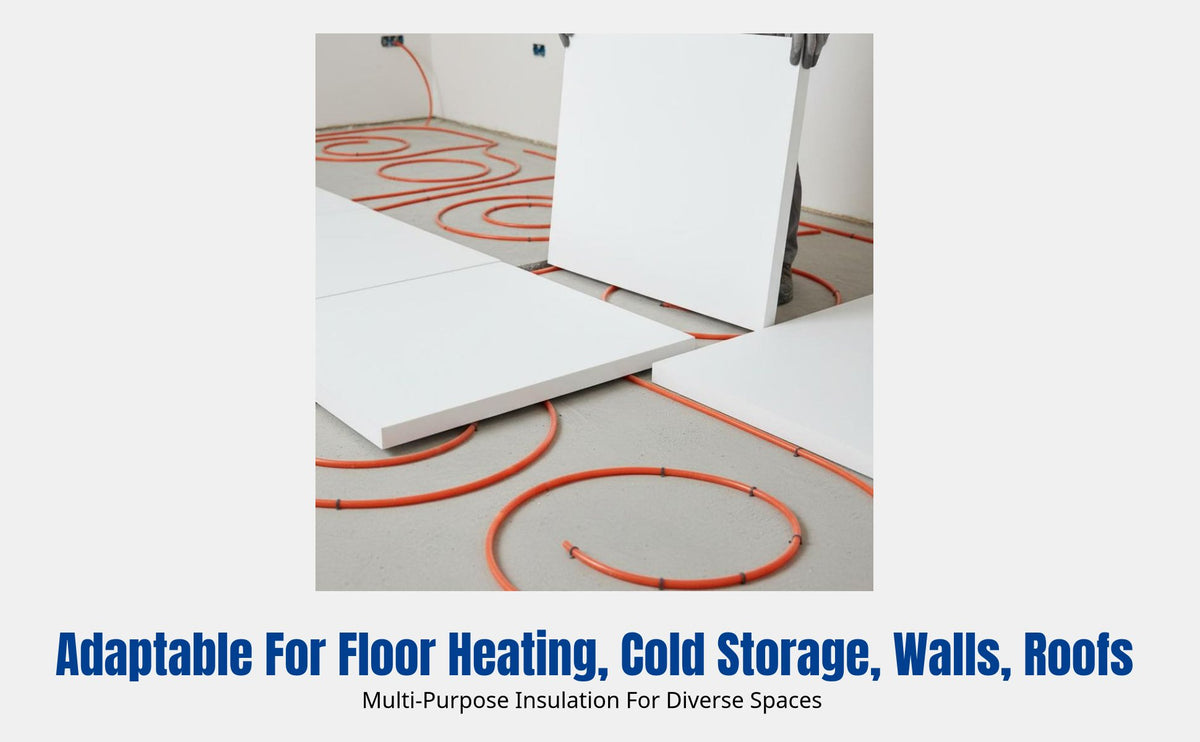 XPS Insulation Board, dense B1 flame retardant, thermal foam for underfloor heating, cold storage, exterior wall, ceiling
