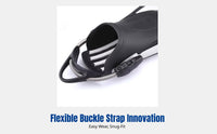 Diving Fins, Adjustable Long Fins, Multi-Color, Professional Freediving Flippers, Elastic Strap, Snorkeling Gear