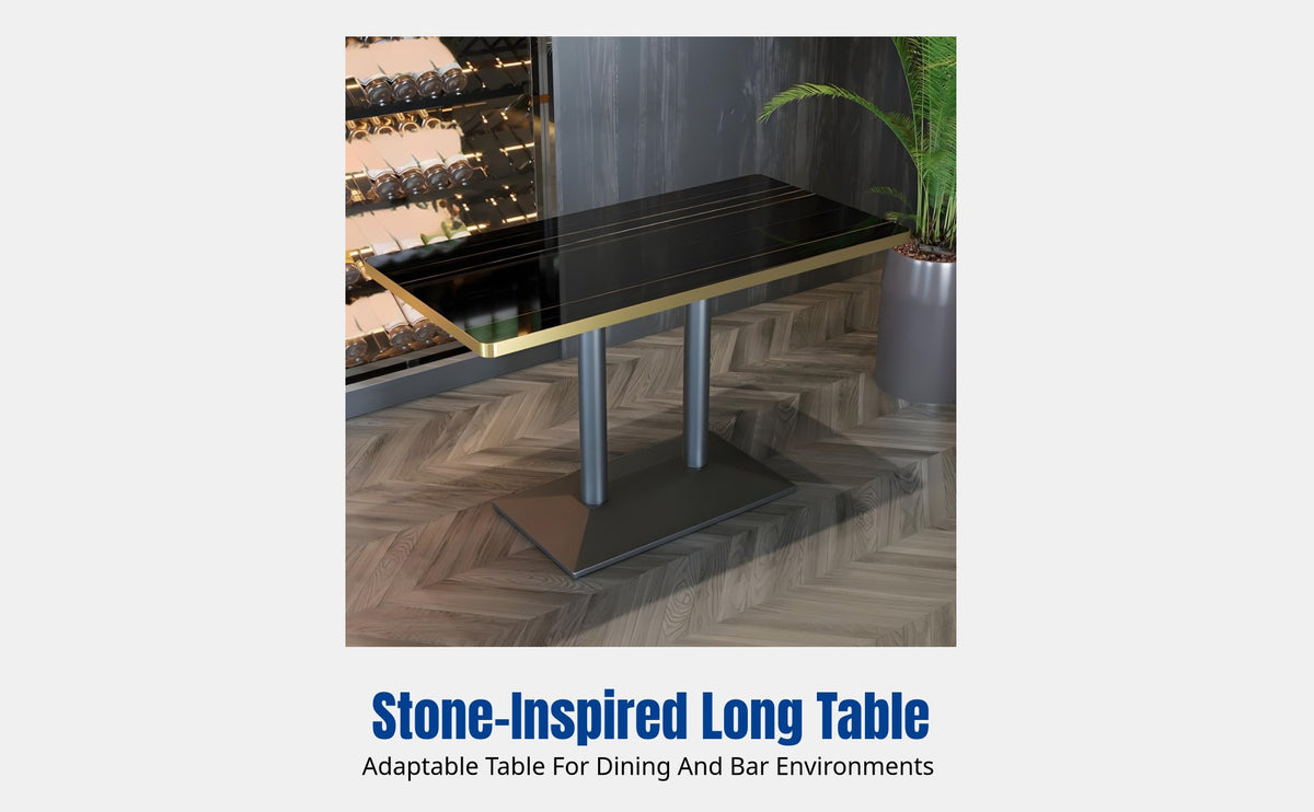 Bar Table and Chair Set, Retro Booth Sofa, Modern Minimalist, Cafe, Milk Tea Shop Combination
