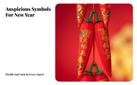 2026 Year of the Horse Holiday Hanging Decoration, Festive Chili String, New Year Living Room Decor