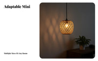 Handmade Bamboo Lantern, Mini, New Chinese Style, Glowing, Handmade