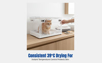 Pet Drying Box, Low Noise Dryer for Cats and Dogs, Home Use, Fast Drying, Foldable