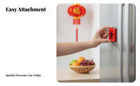Chinese Magnetic Fridge Creative Blessing, Vintage Decor
