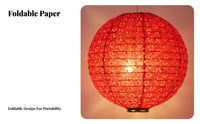 Hollow Paper Lantern, Foldable Lighted Lampshade, Kids DIY Painting, Holiday Decor