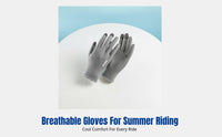 Summer Sports Gloves, Outdoor Riding Equestrian Gloves, Anti-Slip, Durable, Protective, Breathable, Touchscreen Compatible,