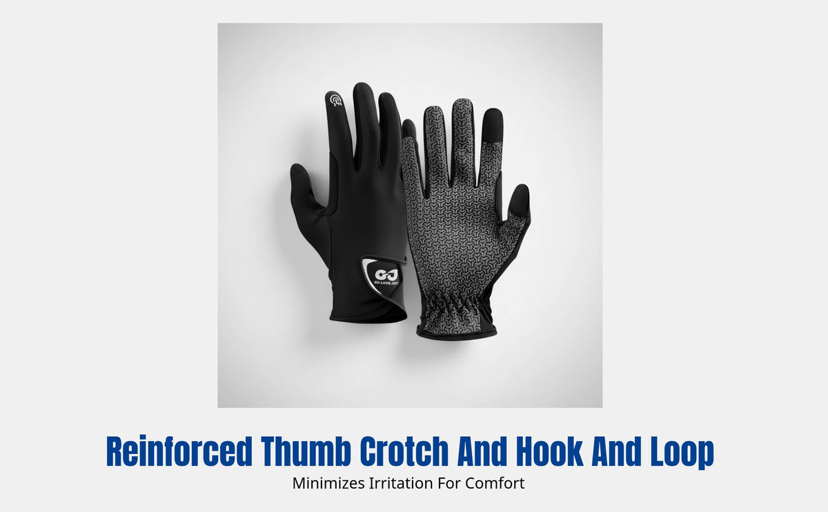 Adult Equestrian Gloves, Non-Slip, Wear-Resistant, Touchscreen, Training, Racing