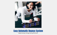Ab Wheel with Automatic Return, Six-Wheel Home Fitness Equipment, Comfortable Elbow Pad, For Men & Women, Abdominal Exercise
