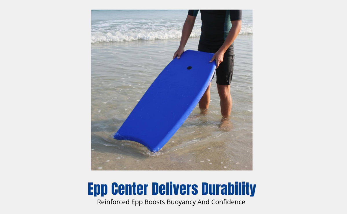 Thickened Surfboard, Floating Board, Kickboard for Water Activities, High Buoyancy, Streamlined Design, Random Color