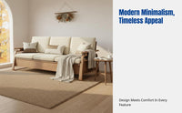 All-Season Hardwood Sofa, Cream Ash Frame, High Storage, Sectional, New Chinese Style
