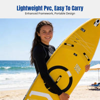 Inflatable Stand-Up Paddle Board, Surfboard for Beginners, Universal Use, Stable, PVC, Foam Non-Slip Deck