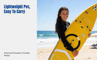 Inflatable Stand-Up Paddle Board, Surfboard for Beginners, Universal Use, Stable, PVC, Foam Non-Slip Deck