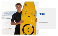 Inflatable Stand-Up Paddle Board, Surfboard for Beginners, Universal Use, Stable, PVC, Foam Non-Slip Deck