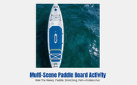 Inflatable Paddle Board, Explorer Series, Stand-Up Paddle Board, Surfboard, Fitness, Fishing, Wide Stable Design