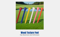 Golf Ball Tee, Mixed Color Wooden Peg, Bagged Tee, Outdoor Practice