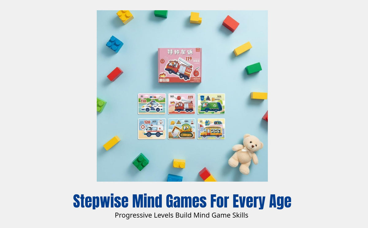 Toddler Jigsaw Puzzle Toy, Educational Matching Game for Children, Large Piece Scene Association, Early Learning, Cartoon Design
