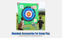 Putting Sphere Set, Target Sticky Sphere Game Mat, Indoor Outdoor Sports Toy, Multi-Activity Play, Hand-Eye Coordination, Group