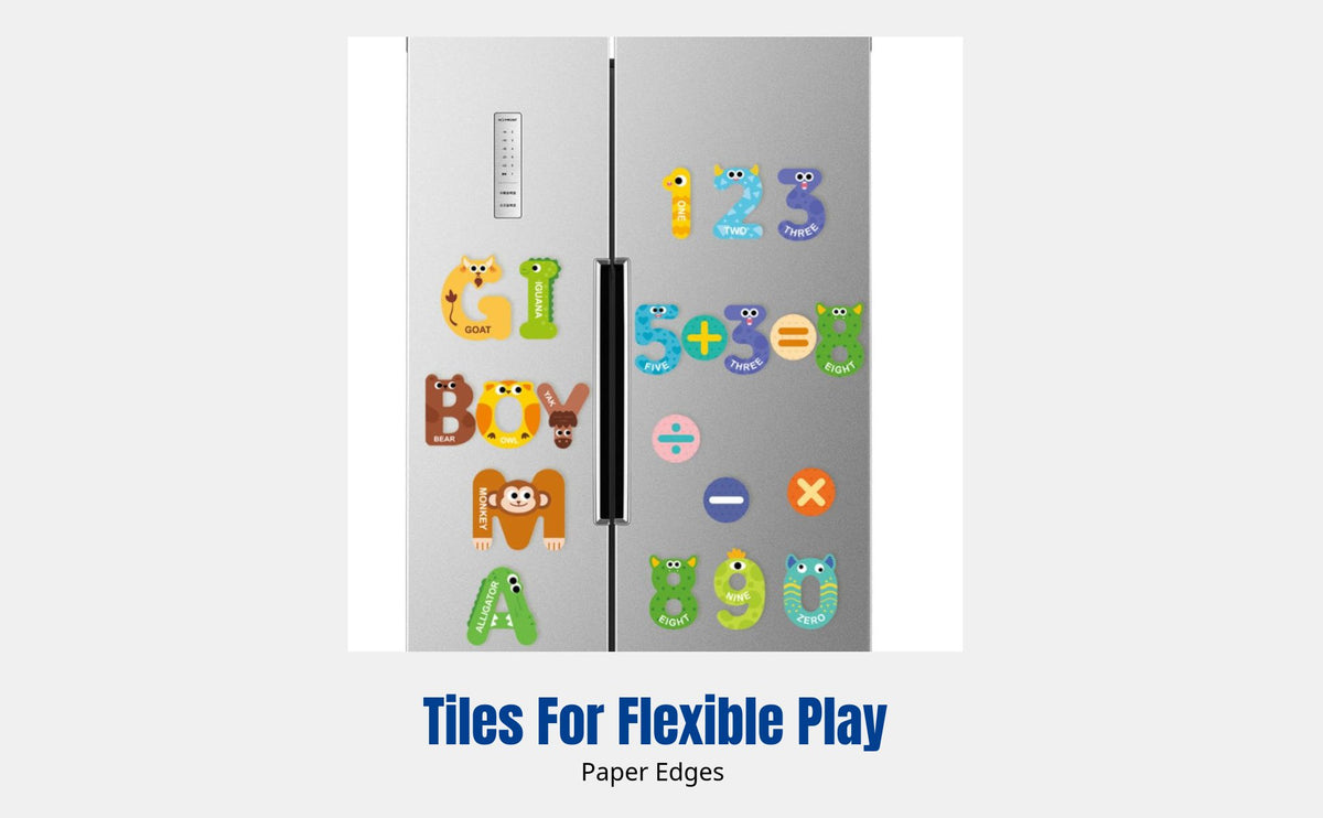 Children's Educational Fridge Game – Uppercase Letters, Numbers, Creature Cognition, Sea World, Fruit Shapes
