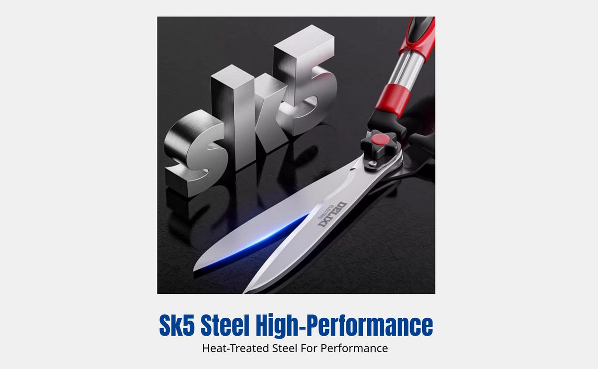 SK5 Steel Garden Lopper, Telescopic Pruning Shears, Effort-Saving, Durable, for Lawn, Orchard, Hedge, Landscaping