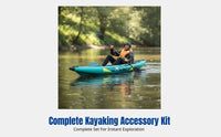 Inflatable Kayak, Canoe, Drifting Raft, Portable Rubber Boat for Outdoor Exploration, Complete Accessories