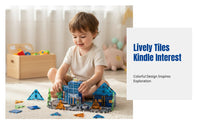 Building Blocks, Colorful Panel Tiles, Car Game Compatible, Creative Toy for Kids