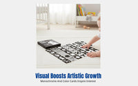 Infant Visual Cards, Black & White Cognitive Flashcards, Early Learning Toy