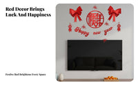 Snake Year Door Sticker, Living Room, Entryway, New Year Blessing