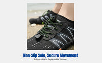 Water Shoes, Anti-Slip Rubber, Quick-Dry for Men and Women, Amphibious Outdoor Sports, Beach Swimming, Surfing, Fishing