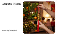 Gold Fruit Yuanbao String Hanging Decoration, Festive Plant Decor, Fu Character, New Year Decoration