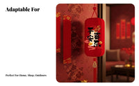 Plush Lantern Hanging, 2026 New Year Chinese Style, Festive Living Room Decor, Classic Hanging Decoration