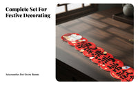 Horse Year Seasonal Couplets Set, Fu Character Door Sticker New Year Decoration