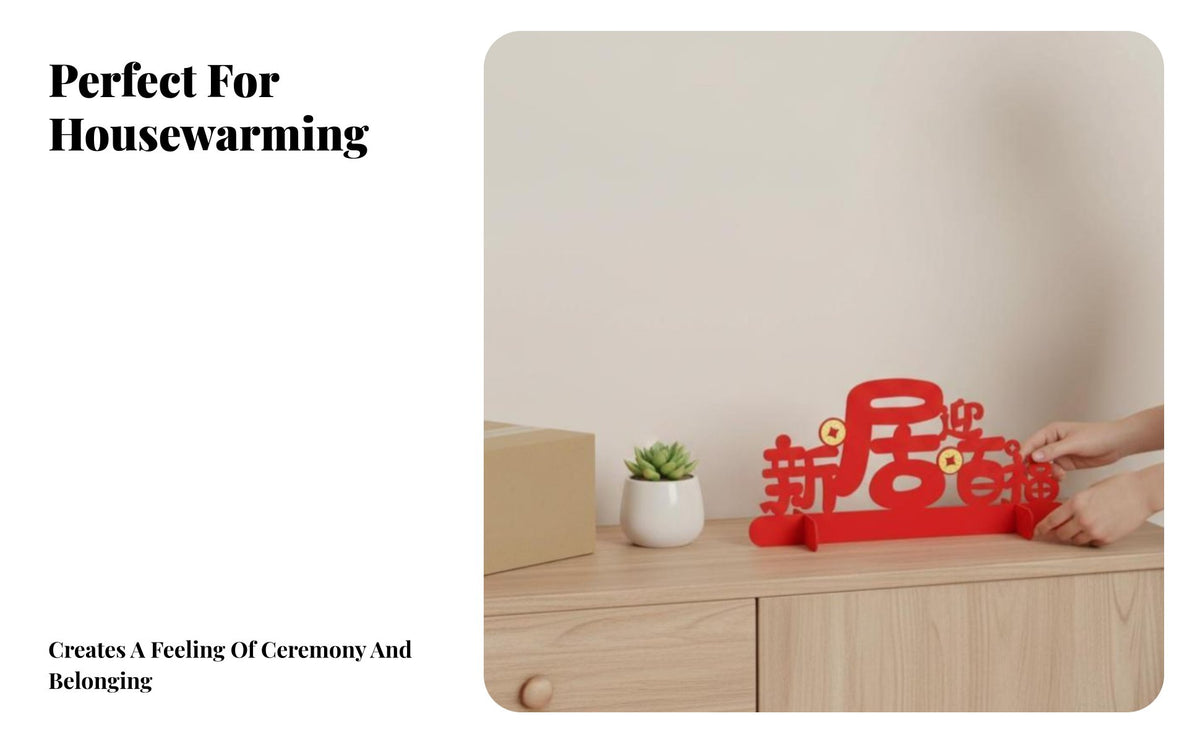 Chinese Knot Table Ornament, Housewarming Blessing, Red Hanging Decor, Chinese Style, Auspicious Decoration