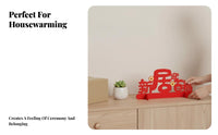 Chinese Knot Table Ornament, Housewarming Blessing, Red Hanging Decor, Chinese Style, Auspicious Decoration
