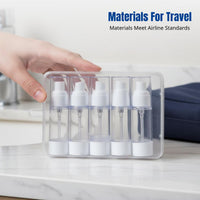 Travel Vacuum Dispenser Bottle, Press Spray, Cosmetic Lotion Spray, AS Material, Leak-Resistant, Multi-Scenario
