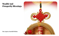 Horse Year Chinese Knot Gourd Door Hanging, Housewarming, Entryway Decoration, Auspicious Fu Symbol