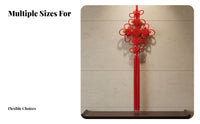 Chinese Knot Hanging Decoration, Red Prosperity Knot, Large, New Year Festive Decor