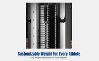 Power Rack Home Gym, Multi-Function Weight Machine, Pulldown, Row, Fly, Space-Saving Trainer