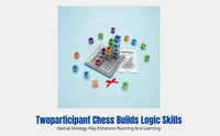 Board Game Chess, Falling Maze, Educational Logic Toy, Kids Strategy, Birthday Gift