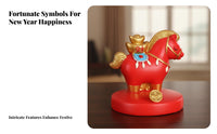 Chinese Zodiac Horse Phone Stand, New Year Symbol, Desktop Decor